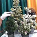Miniatyrbilde 4 av 5: Flokk kunstig juletre, skrivebordssedertre, innendørs juledekorasjoner D