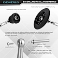 Miniatyrbild 5 av 5: - Spinnrulle Knopp För Shimano Stradic Fk 5000 Stella Sw-C Saragosa Sw Spinnrulle Knopp Typ B, Direkt Installation Och Borrning Installation, 3