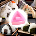 Miniatyrbilde 3 av 5: Onigiri-form, trekantformet riskuleform Sushiform, riskuleform, non-stick trekant sushiform etuiverktøy riskule Bento presser form