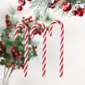 Miniatyrbillede 5 af 5: Jule Candy Cane 12stk Candy Cane Jule Candy Cane Dekoration Juletræ Dekoreret Jul