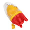 Miniatyrbillede 4 af 5: Æggespinder Sjov Form Høj Torsion Rotation Homogen Hånddrevet Bærbar Gylden Æggemaskine Red