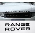 Range Rover Glanssvart Bokstäver Emblem Fram eller Bak