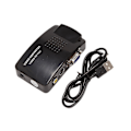Miniatyrbillede 1 af 5: AV til VGA-adapter RCA VGA-konverter PC RCA Composite S-video AV-indgang til PC VGA LCD-udgang Konverter