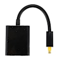 Miniatyrbild 4 av 5: Digital Spdif optisk ljudsplitter 2-vägs Toslink splitteradapter 1 ingång 2 utgång Spdif optisk