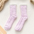 Miniatyrbild 8 av 8: 5 Par Kvinnor Kvinnor Vinter Varm Mjuk Fluffig Bed Socks Lounge Random