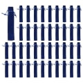 Miniatyrbilde 2 av 5: 50 stk Blå Fløyel Pennepose Sleeve Holder Enkelt Pennepose Etui Blyantpose