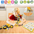 Miniatyrbild 4 av 5: 2023 Pedagogiska Byggleksaker Stem Learning Kit, Byggklossar För Förskollärare, Engineering Toys Kreativ Set Present För Pojkar Ålder 5 6 7 8 9 10