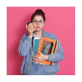 Miniatyrbillede 3 af 5: 20 stk. blyanttasker til 3-rings binder lynlås blyantpung etui taske med 2 lommer mesh vindue binde