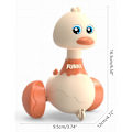 Miniatyrbilde 5 av 5: Baby Toy Duck Figur Gaver Trykk Og Gå Med Lyd Dyr Pedagogisk Leker