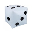 Miniatyrbilde 3 av 7: 28cm Jumbo Stor Oppblåsbar Terning Prikk Diagonal Gigant Leke Fest Luft