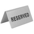Miniatyrbilde 2 av 3: 1 stk rustfritt stål reservert merke restaurant reservert skilt festutstyr