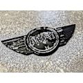 Miniatyrbilde 3 av 4: 2x Mini R50 R56 R57 R58 R59 Gloss Black Metal Bonnet/boot Badges