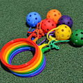 Miniatyrbild 3 av 4: Twist Skip Leksak, 6 st Olika Färger Skip Hopprep Sport Swing Skip Boll Spel - Lek Inomhus och Utomhus, Lekplats, Gymnastiklektion & Hemma
