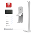 Pikkukuva 2 / 5: Ps5 Slim seinäteline, tukeva teräksinen Ps5 Slim seinäkiinnike Playstation 5 Slim Disc- ja Digital Edition -laitteille, kuulokepidikkeellä White