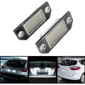 Miniatyrbild 3 av 4: 2 st LED-skyltbelysning 12v vitt ljus passar till Ford Focus C-max Mk2 - Vit