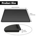 Silikonmatte for kaffemaskin (48x30cm), sklisikkert underlag kompatibelt med kaffe