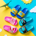 Miniatyrbild 4 av 4: Pojkar Flickor Slide Sandaler Söta Cartoon Dinosaurie Barn Anti-Slip Strand Sommar Tofflor Dusch Pool Skor（Inner längd 16 cm）