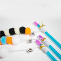 Miniatyrbilde 4 av 5: Interaktivt katteleketøy med elastisk tau og imitert larvedesign - fremmer trening og mental stimulering for katter Mixed Color