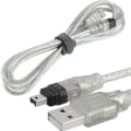 Miniatyrbilde 5 av 5: For Mini Dv Minidv Usb Data Cable Firewire Ieee 1394 Hdv Camcorder Til Redigering Pc