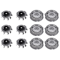Pikkukuva 1 / 5: 6 kpl SH50 Vaihtoterät Philips Norelco Series 5000 Partakoneille, S5000 S5420 S5380 S5351 MultiPrecision-Terät