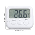 Miniatyrbillede 2 af 5: Vandtermometer, LCD Digital Display Temperaturmålingsværktøj til Fiskedam Akvarium, -40~70