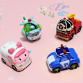 Miniatyrbillede 2 af 5: Rød robocar poli legetøj korea robot bil transformation legetøj bedste gaver børn børn z4509
