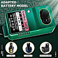 Pikkukuva 2 / 5: Ni-mh Ni-cd -akkulaturi Hitachi Ds12dvf3 Eb1214s Eb1220bl Eb1220hl 324360 7.2v 9.6v 12v vara-akkulaturi