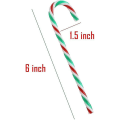 Miniatyrbillede 3 af 5: Jule Candy Cane 12stk Candy Cane Jule Candy Cane Dekoration Juletræ Dekoreret Jul