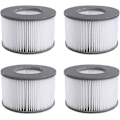 Miniatyrbillede 1 af 3: Filter Spa Lite til Mspa, filter til Mspa Lite, til Mspa Whirlpool Filter - Filterpatroner til under - Både og varme bade - Model fra 2020 (4stk)