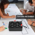 Miniatyrbillede 2 af 5: 0-9999 Ohm Enkel Modstandskasse Præcision Variabel Dekader Modstand Undervisningsinstrument black