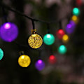 Miniatyrbilde 7 av 7: Solcellelys Utendørs Hage, 7,3 meter 50LED Hage Solcellelys Vanntette Krystallkule Eventyrlys Utendørs Julelys for Hage, Lysthus Warm White