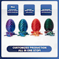 Miniatyrbilde 5 av 5: 3D-printet Leddet Drage med Drageegg 3D-printet Drakekrystal 1