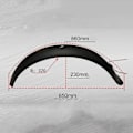 Pikkukuva 4 / 5: 26/20 x40 Pyörän Lokasuojat Paksu Renkaat Mud Guards Lokasuojat Sarja BMX Taittuva Lumi E-Pyörä Polkupyörä MTB Pyöräily Tarvikkeet-Yvan