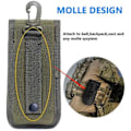 Miniatyrbillede 3 af 3: Brilleetui Udendørs Holdbar Taktisk Taske Solbrilleetui Militær