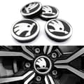 4-pack - Skoda Navkapslar / Hjulnavsemblem - Bil 65mm