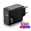 Miniatyrbilde 2 av 5: Ultra rask USB C-type kabel QC3.0 65w Pd hurtiglader universell hurtiglader