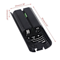 Miniatyrbilde 5 av 5: 2 stk. Svart/hvitt oppladbart batteri for Wii-spillkonsolltilbehør 2800mah Black