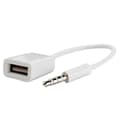 3,5 mm till USB ljudadapter för bil