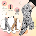 Miniatyrbillede 3 af 5: Over Knee High Fuzzy Socks Plush Furry Lange Benvarmere Brown