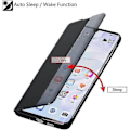 Miniatyrbillede 3 af 4: Huawei P30 Lite Cover, Smart View Læder Flip Cover, [Strømbesparende tilstand][Fuld beskyttelse](p30lite,bla