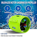 Miniatyrbilde 1 av 5: 12-24v DIY skipsmodell undervannspropellmotor for RC-båt AUV-robot thruster