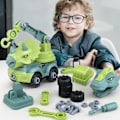 Pikkukuva 9 / 9: Lasten rakennuslelu Dinosaurus Insinööriauto Kaivinkone Dumpperi Auto Koulutuslelut DIY Malli Autolelu Lahjat Lapsille Pojalle
