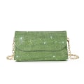 Miniatyrbild 1 av 5: Glitter Afton Clutch Väska för Kvinnor Kedja Axelväska Bröllop Fest Handväska Green