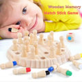 Pikkukuva 1 / 8: Puinen Memory Stick -peli Kid Intelligence IQ Brain Teaser -peli