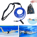 Miniatyrbild 1 av 5: Justerbart poolsimningsbälte simmotståndsbälte pool motströmsbälte för poolhängande simträning bungee simmotstånd
