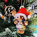 Miniatyrbillede 2 af 3: Gremlins Gizmo Fairy Elf Juleophæng Dekoration Ornament Gaver D