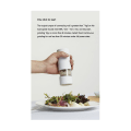 Miniatyrbilde 5 av 5: Elektrisk kvern USB automatisk pepper og salt LED-lys 5 moduser Peper krydderkorn pulverisator for K