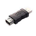 Miniatyrbillede 1 af 5: Firewire Ieee 1394 6-polet hun til Usb2.0 konverter computer kabel stik Black