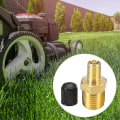 Miniatyrbillede 2 af 5: 1/4\" Npt Tankventil Anti-korrosions Messing Schrader Ventil Med 1/4\" Han N
