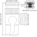 Miniatyrbillede 4 af 5: Køkkenhane Adapter Badeværelse Switch Splitter Diverter Vask Ventil Vandhane Stikforbindelse Separator Bruser Toilet Tee Tilbehør